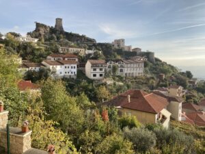 View of Kruje in Albania