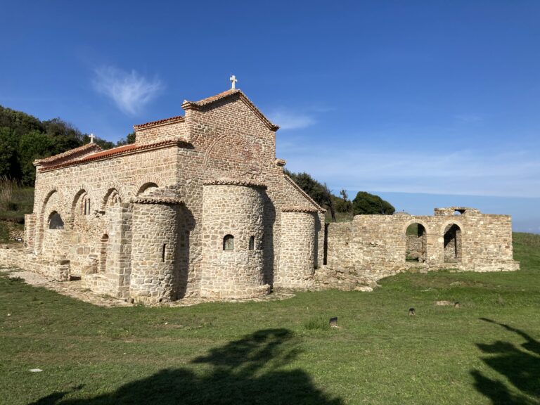 Exterior of the church of St anthony, Rodoni
