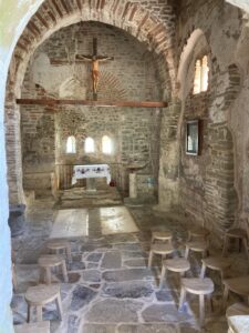 Alter inside the St Anthony's Church, Rodoni